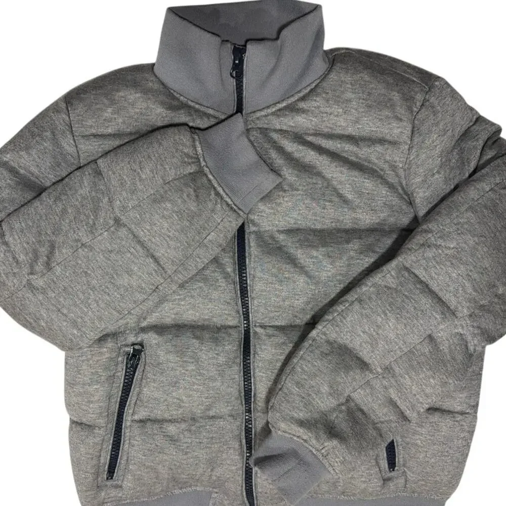 Gap Women's Gray Puffer Size Small Wool Blend EUC